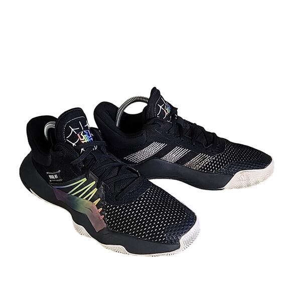 Adidas D.O.N. Issue 1 Rainbow Spider-Man Sneakers, Men's 7 - Picture 1 of 11